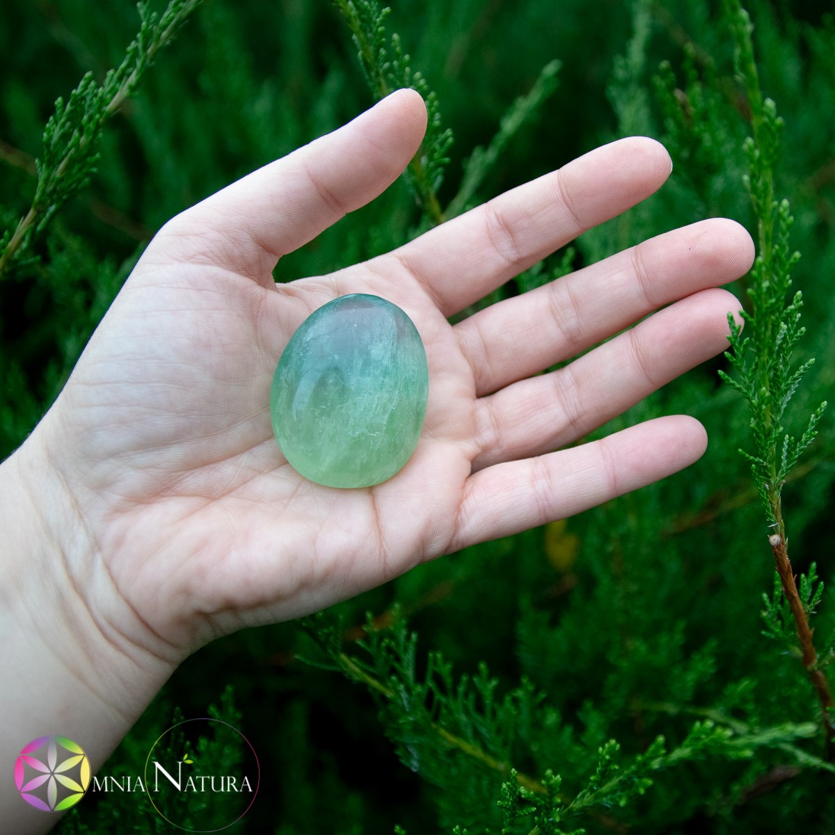 Pebble fluorite verde